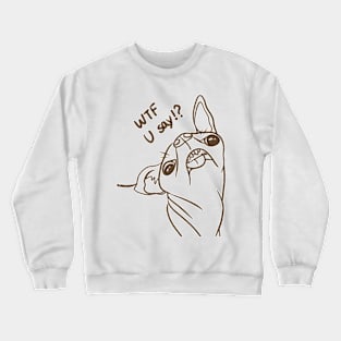 Chihuahua outline Crewneck Sweatshirt